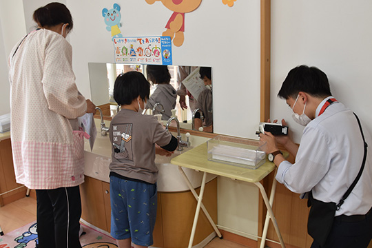 正しい手洗いの実践