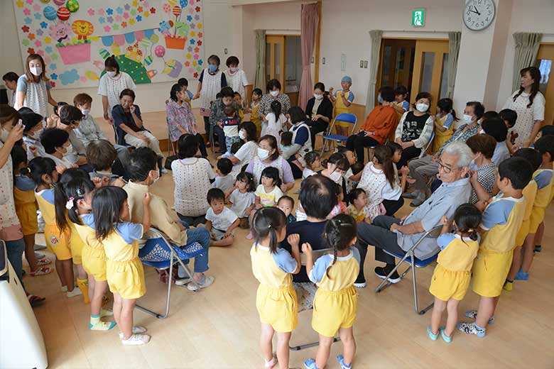 地域老人会と交流
