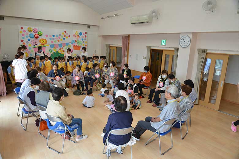 地域老人会と交流