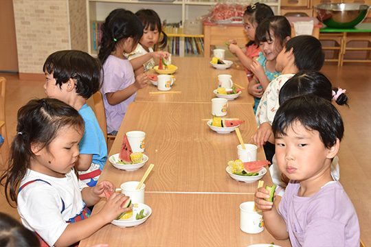 流しそうめん